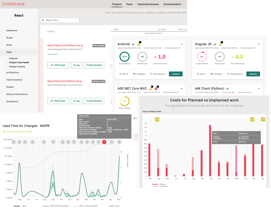 CodeScene 4.0 introduces a new user experience  with new dashboards.