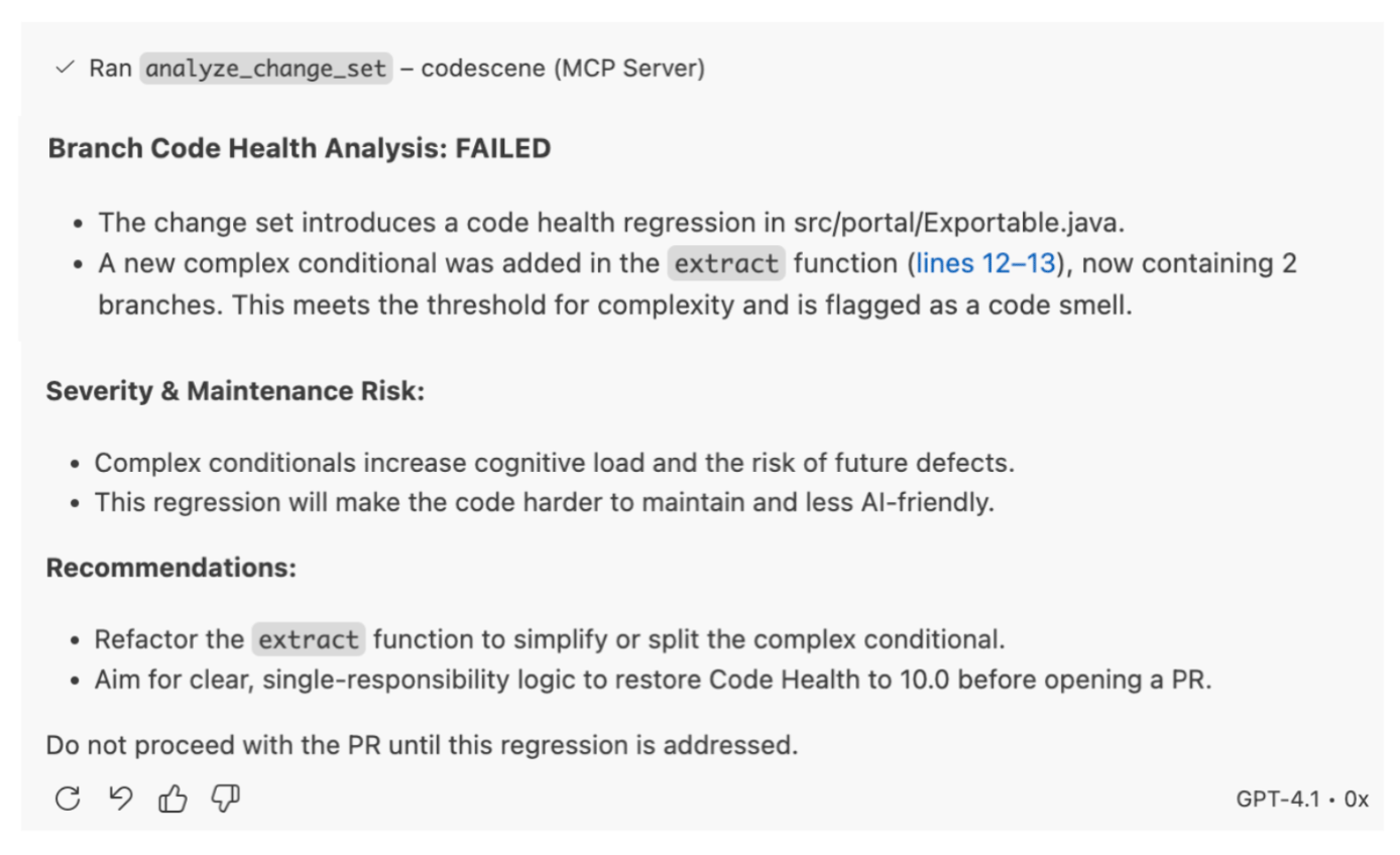 example PR pre-flight check