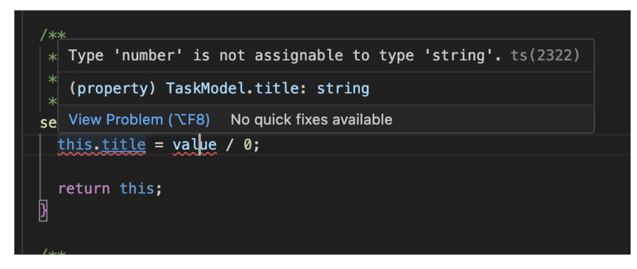 Typescript performing semantic analysis