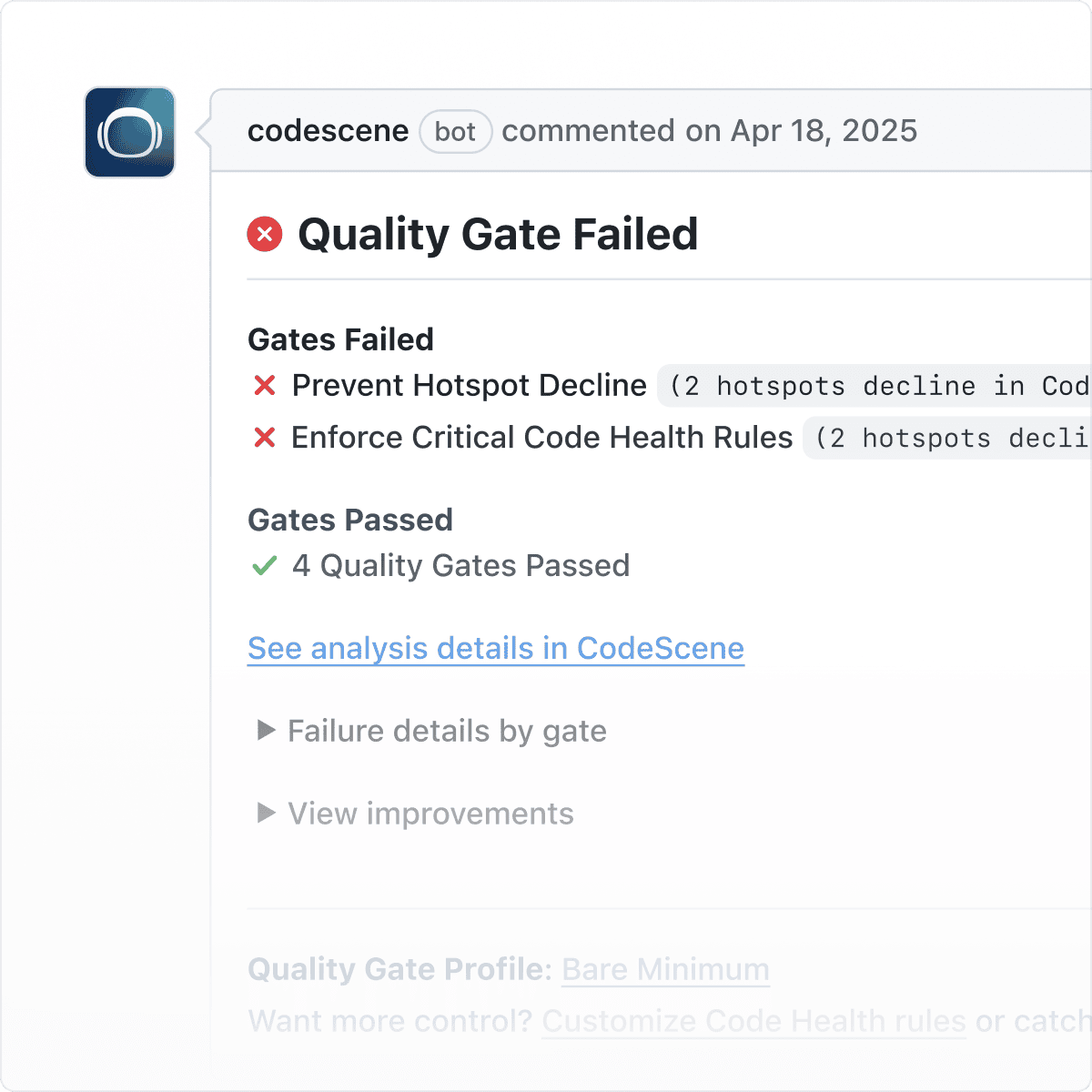 explore code coverage feature in codescene Images High... Developer Pack for Github Students | CodeScene