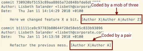 Analyse Pair and Mob Programming Patterns