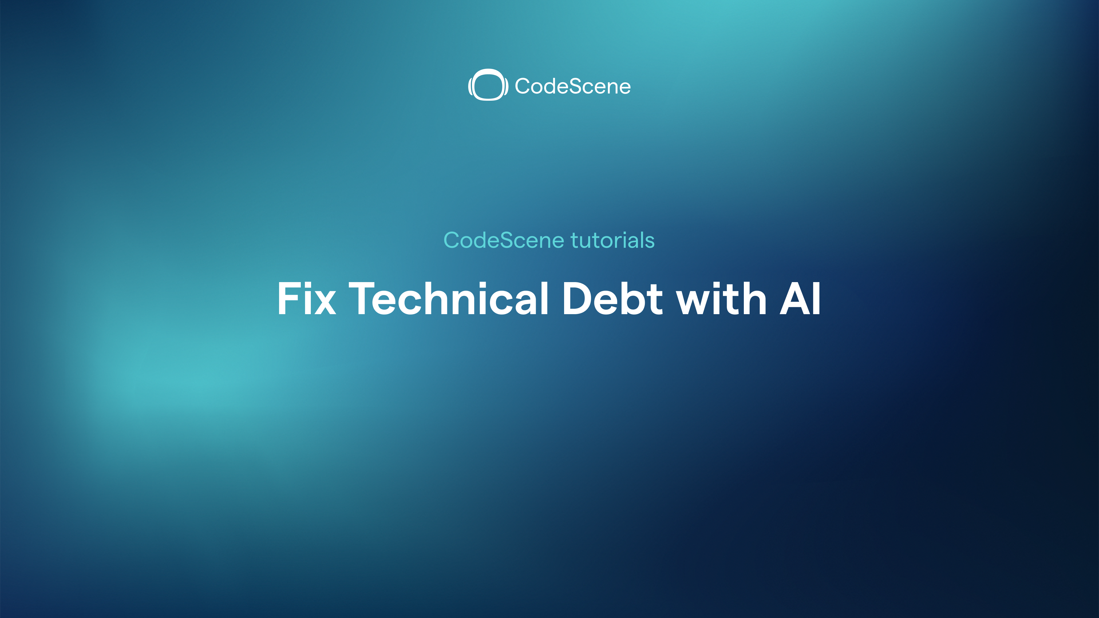 Fix Technical Debt with AI(1)