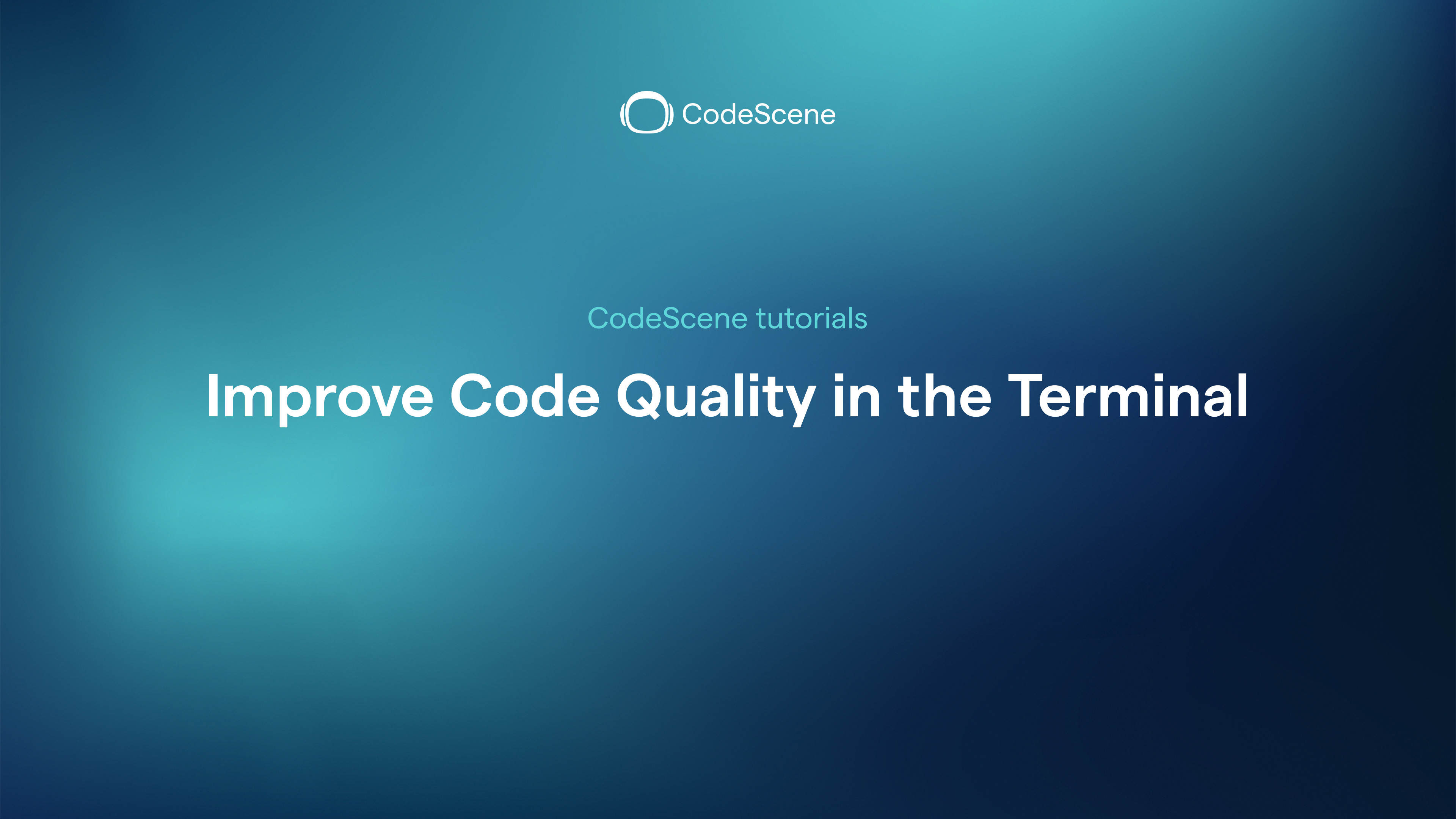 Improve Code Quality in the Terminal(1)