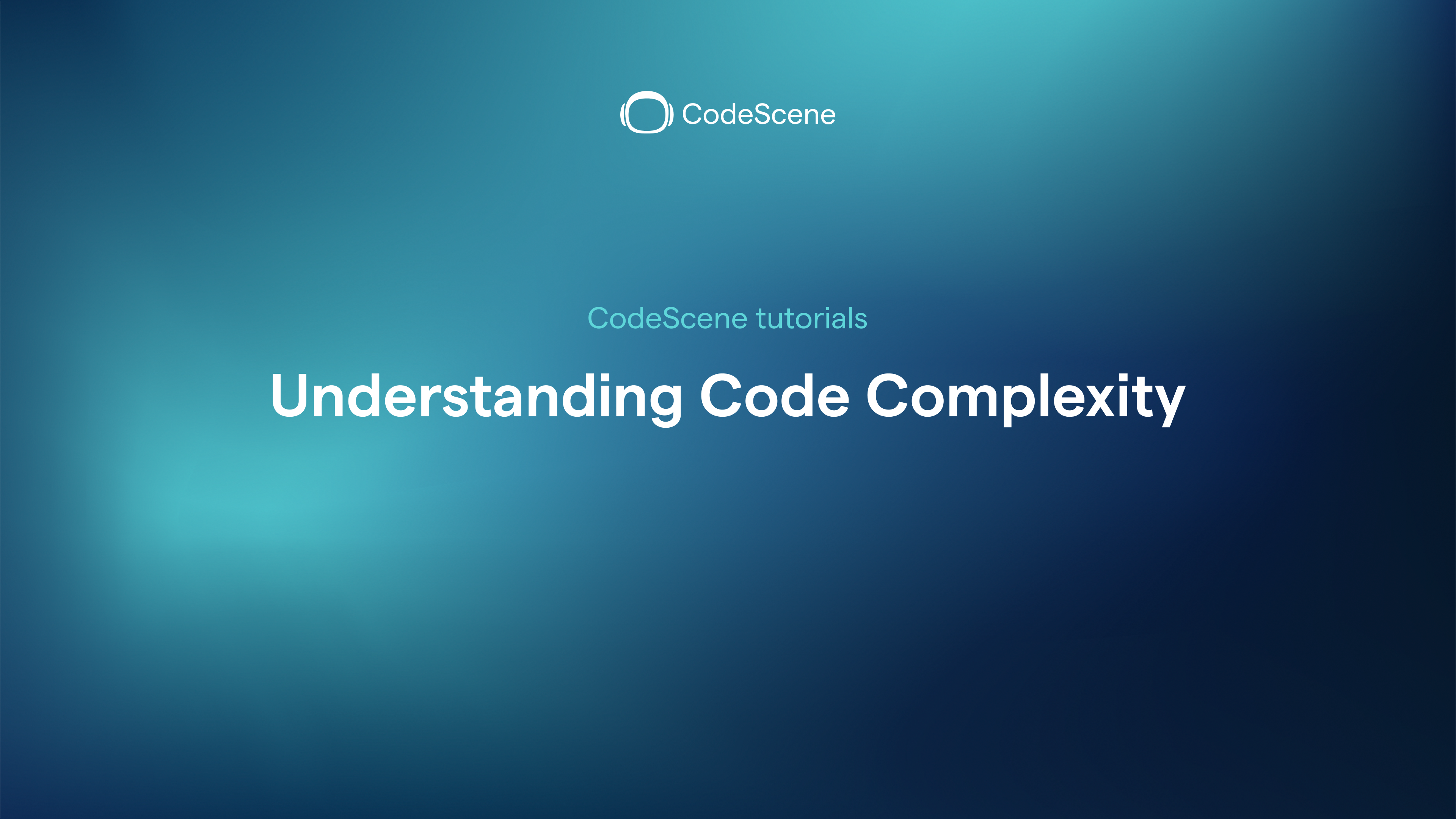 Understanding Code Complexity(1)